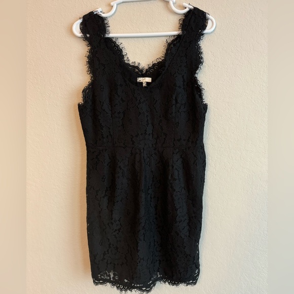Joie Nikolina Mini Black Lace Dress - Picture 2 of 5